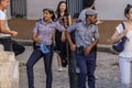 La Havana, Cuba Ã¢â¬â December 26, 2016: police officer on street, portrait cuban series